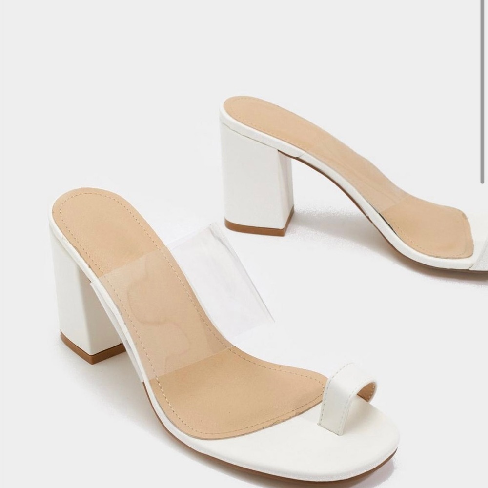 Brand new Nasty Gal block heeled sandals